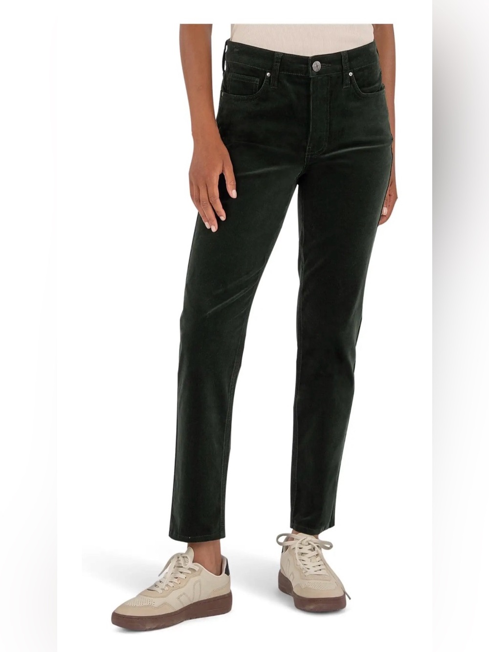 KUT From The Kloth Rachael Green Corduroy Mom Jeans Size 8P